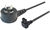IEC-C7 TO MAINS POWER CORD - RIGHT ANGLED
