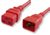 IEC C19 TO C20 EXTENSION 15A - RED