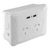 CLIP OVER WALL PLATE COVER - USB 3.4A