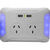 CLIP OVER WALL PLATE COVER - USB 3.4A