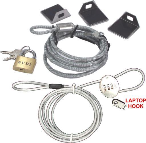 SECURITY CABLE & LOCK