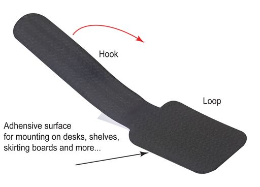 HOOK & LOOP CABLE WRAP STICK 90MM
