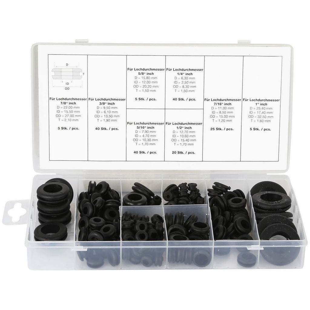 180 Piece Harness Grommet Set