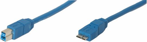 USB 3.0 B MALE TO USB 3.0 MICRO-B MALE