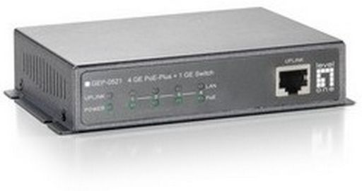 5-Port Gigabit PoE Switch 802.3at/af PoE 4 PoE Outputs 115W - Level1