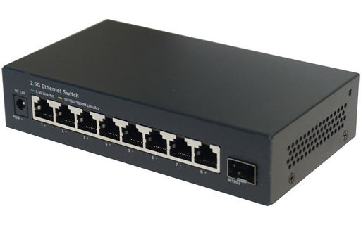 8x 2.5G RJ45 AND 1x 10G SFP+ NETWORK SWITCH