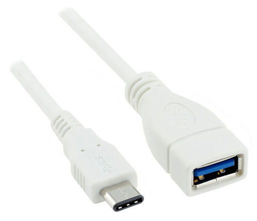 USB 3.1 TYPE-C TO USB TYPE-A F DATA CABLE 1M