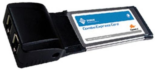 PCMCIA EXPRESS CARD - USB & FIREWIRE
