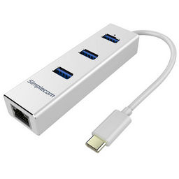 USB-C TO HUB & ETHERNET - SIMPLECOM