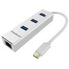 SCHN411 USB-C TO GIG ETHERNET ADAPTOR /3 X USB PORT