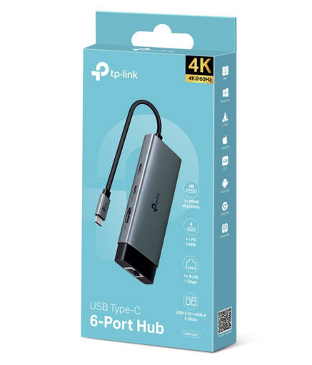 TP-Link UH6120C USB-C 6-Port Hub