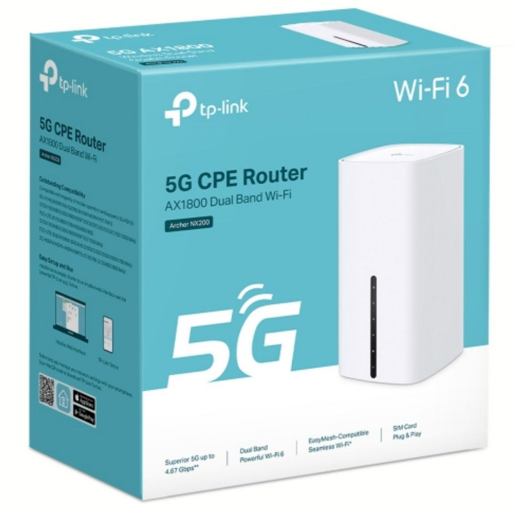 5G MODEM WIFI ROUTER AX1800 - TP-LINK, 5G Router