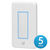 UNIFI DIMMER SWITCH PoE POWERED UBIQUITI, 5-PACK