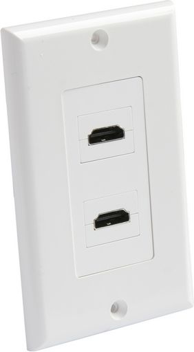 WALL PLATE HDMI DOUBLE