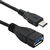USB 3.1 TYPE-C TO USB TYPE-A F DATA CABLE 1M
