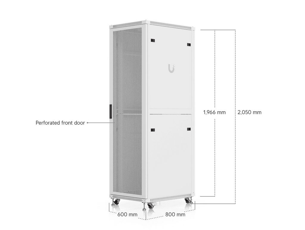 UACC-RACK-42U-800-P Ubiquiti Unifi 42U 800Mm Rack With Perforated Front ...