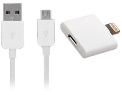 MICRO USB CABLE WITH LIGHTNING® ADAPTOR