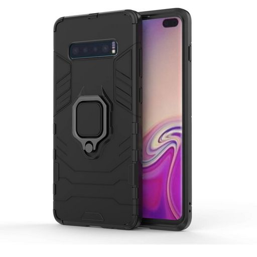 DUAL LAYER PROTECTIVE CASE FOR GALAXY S10+ WITH RING / MAGNETIC HOLDER