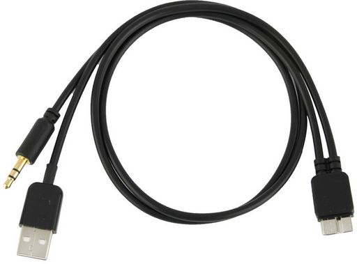 MICRO-USB 3.0 CABLE WITH AUDIO OUT