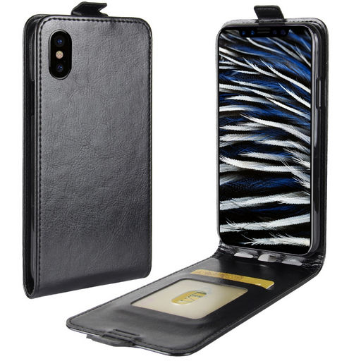 VERTICAL FLIP LEATHER CASE FOR IPHONE X / XS