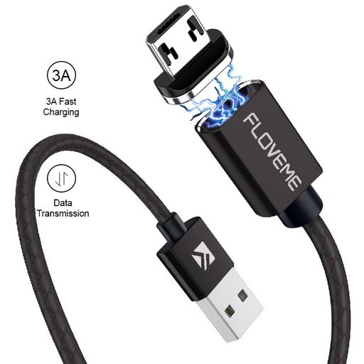 USB CHARGE CABLE WITH MAGNETIC TIP - DATA & POWER 15W