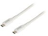 CL1201WH-0300 USB-C to USB-C 3.2 Gen 2, (10Gbps), supports 60W charging, 3m, white