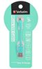 64946 MICROUSB CABLE 8.5CM AQU