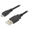 MDC1002BK-15 Micro USB Cable 1.5M, 480Mbps, 3A - Black