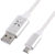 1M USB TO MICRO USB CABLE 2.4A WITH LED
