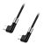 USB-C R/A TO USB-C R/A CABLE PD 100W
