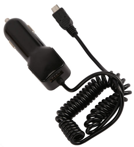 CAR CHARGER MICRO-USB REVERSIBLE + USB