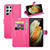 HORIZONTAL FLIP LEATHER CASE FOR GALAXY S22 ULTRA