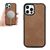 MAGSAFE COMPATIBLE TPU CASE WITH LEATHER SURFACE FOR iPHONE 12 / 12 PRO