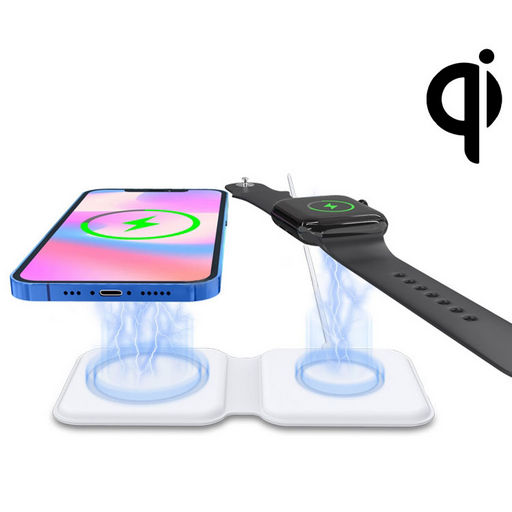 FOLDABLE DUAL QI WIRELESS CHARGER