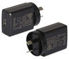 CTC1023BK Mains USB Charger 5V 2.4A (Black), retail packaging