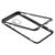 METAL BUMPER CASE WITH CLEAR BACK