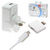 APPLE LIGHTNING MAINS CHARGER 5V 2.1A WITH ADAPTOR KIT MFi