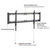 75Kg ULTRA-SLIM HEAVY-DUTY TV WALL MOUNT