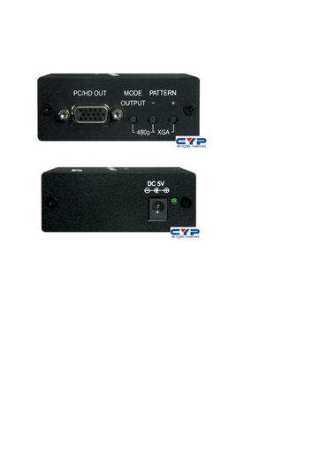 PC/HDTV PATTERN GENERATOR