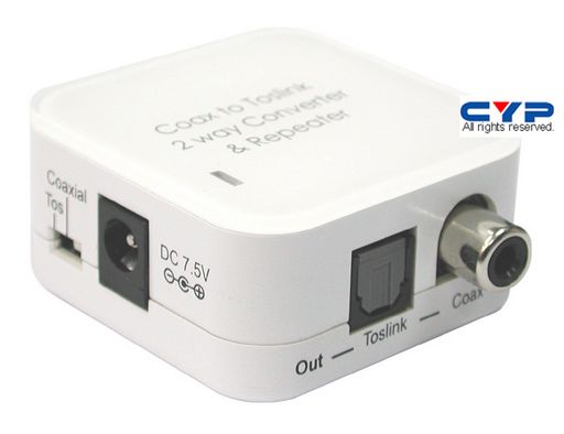 COAXIAL / TOSLINK AUDIO CONVERTER & REPEATER