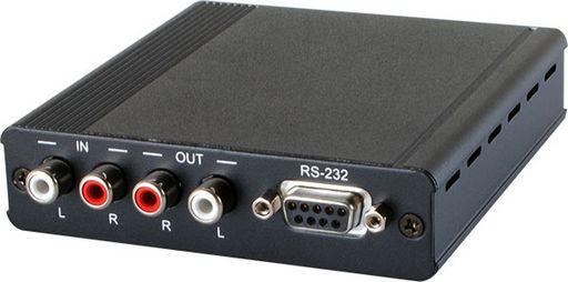 .ANALOGUE AUDIO/RS-232 OVER SINGLE CAT5e/6/7 TRANSMITTER AND RECEIVER