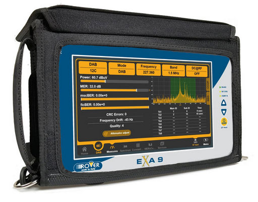 PORTABLE RF TELECOMMUNICATIONS SPECTRUM ANALYZER 9
