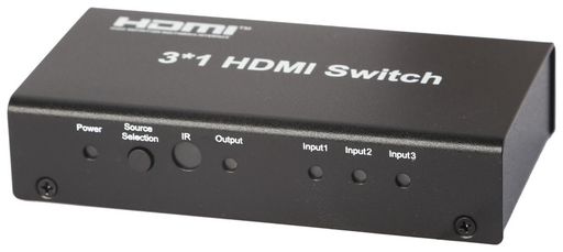 3x1 HDMI SWITCH 1080P WITH REMOTE - PRO2