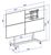 VIDEO WALL TROLLEY PORTABLE 2x2 - OMB