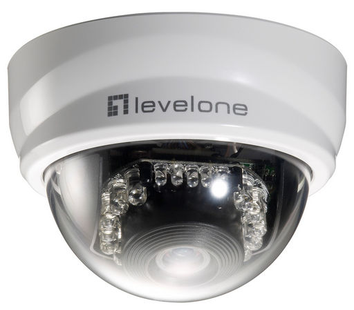 IP CAMERA DOME WITH IR LEDs - LEVELONE 2M