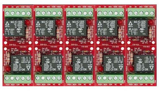 RELAY BOARDS - 10 PIECES SPDT