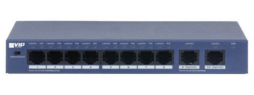 8 PORT UNMANAGED GIGABIT ETHERNET PoE SWITCH