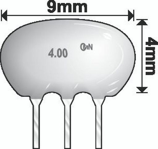 CERAMIC RESONATOR 4.00MHz