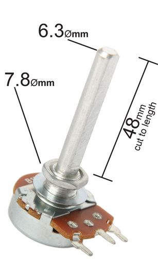 CARBON POTENTIOMETERS 0.25W LINEAR