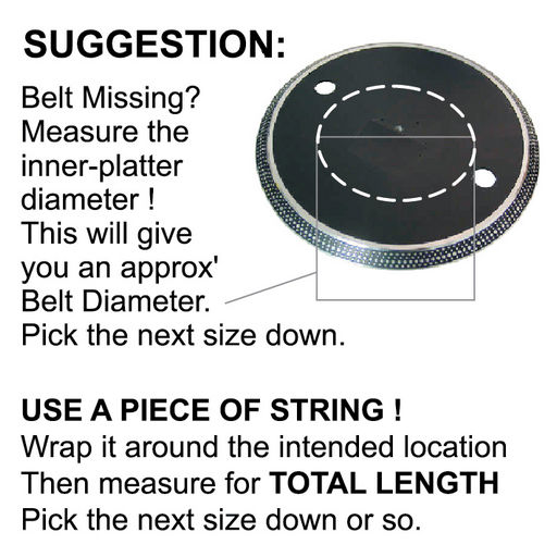 FLAT SECTION BELTS 0.5x5mm